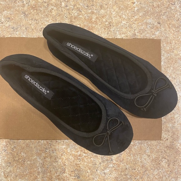 Sz 5-6 Llysha Ballerina Slippers-Black NIP - Picture 7 of 12